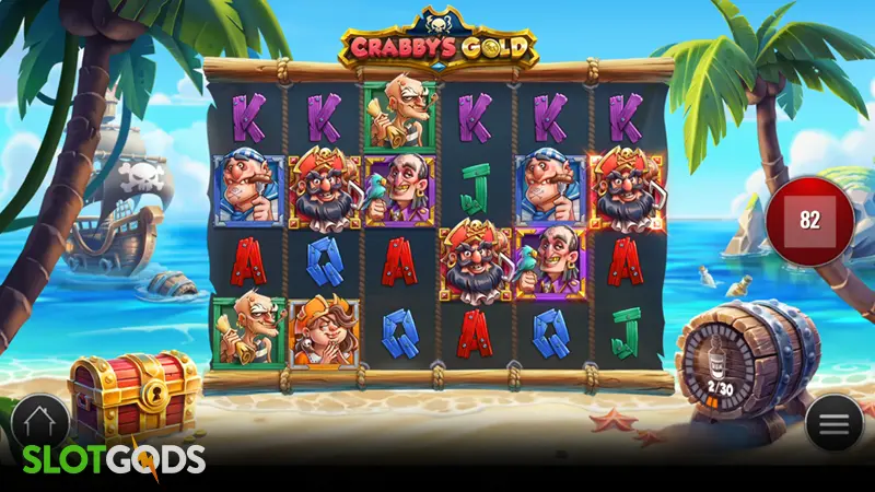 Crabby's Gold Slot - Screenshot 