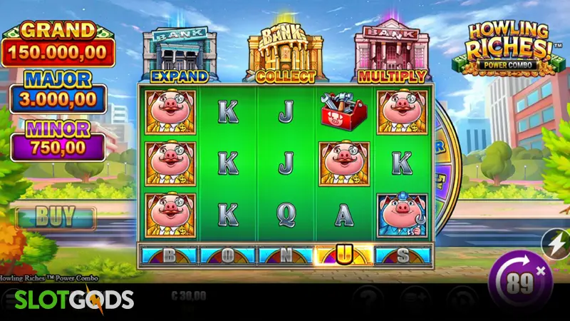 Howling Riches Power Combo Slot - Screenshot 