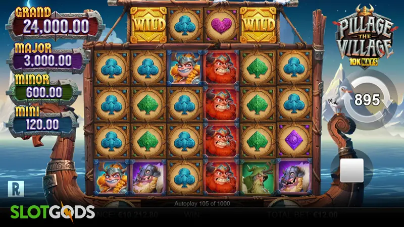 Pillage the Village Slot - Screenshot 