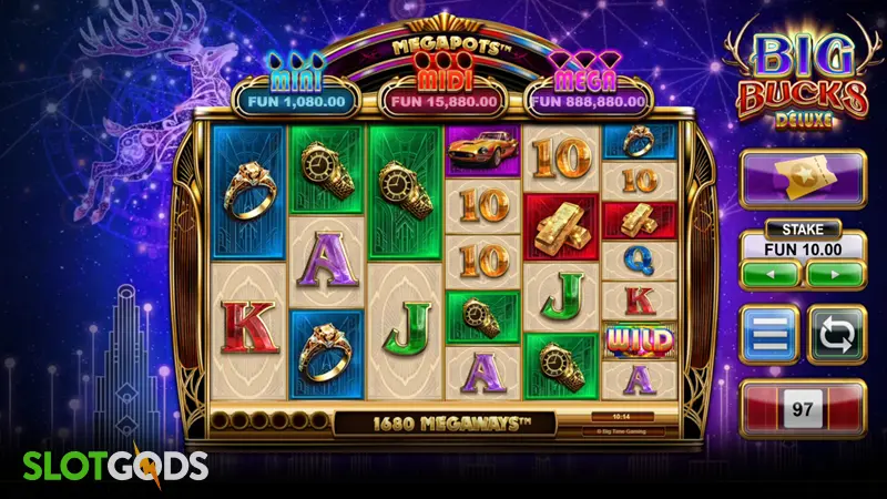 Big Bucks Deluxe Megaways Online Slot by Big Time Gaming