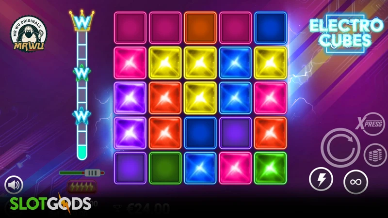 Electro Cubes Slot - Screenshot 