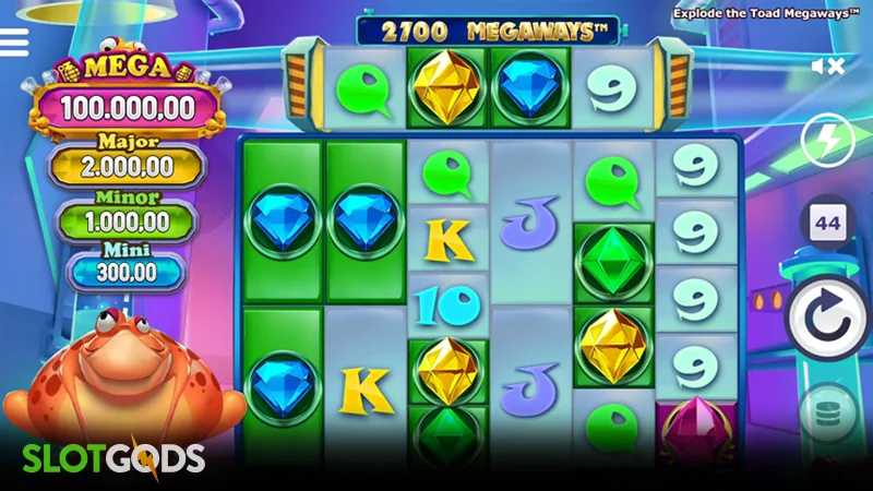 Explode the Toad Megaways Slot - Screenshot 