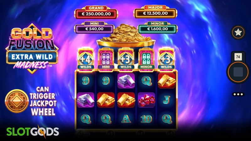 Gold Fusion Extra Wild Madness Slot - Screenshot 