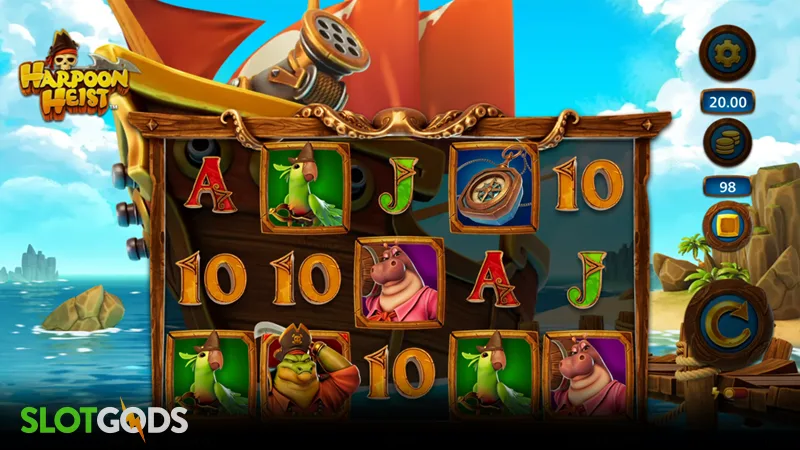 Harpoon Heist Slot - Screenshot 