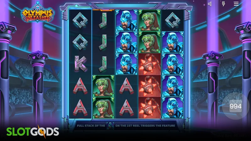 Olympus Unleashed Slot - Screenshot 