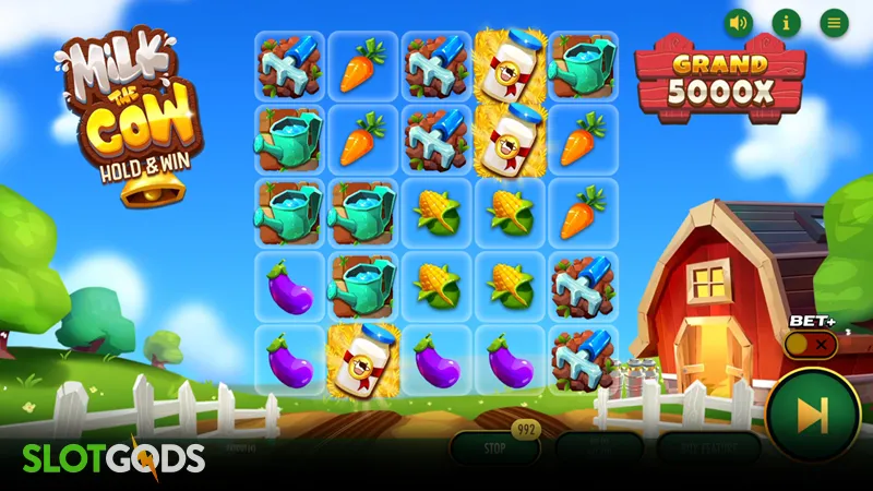 Milk the Cow Slot - Screenshot 