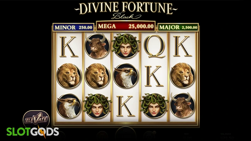 Divine Fortune Black Slot - Screenshot 