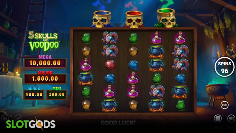 3 Skulls of Voodoo Slot - Screenshot 