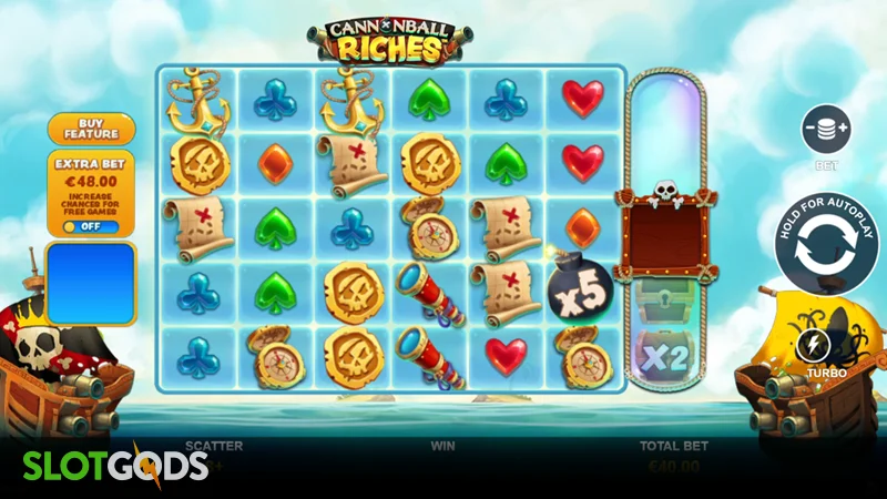 Cannonball Riches Slot - Screenshot 
