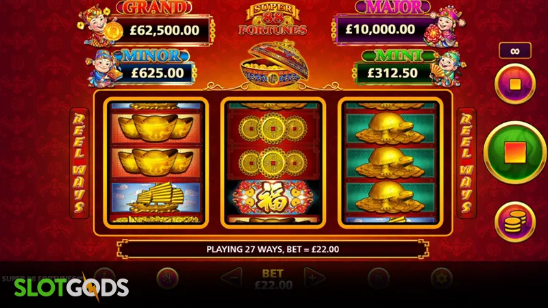 Super 88 Fortunes Slot - Screenshot 