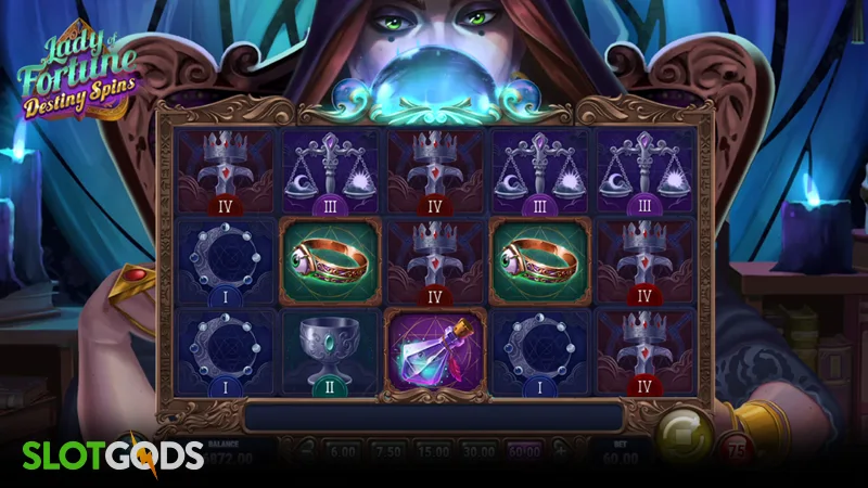 Lady of Fortune Destiny Spins Slot - Screenshot 