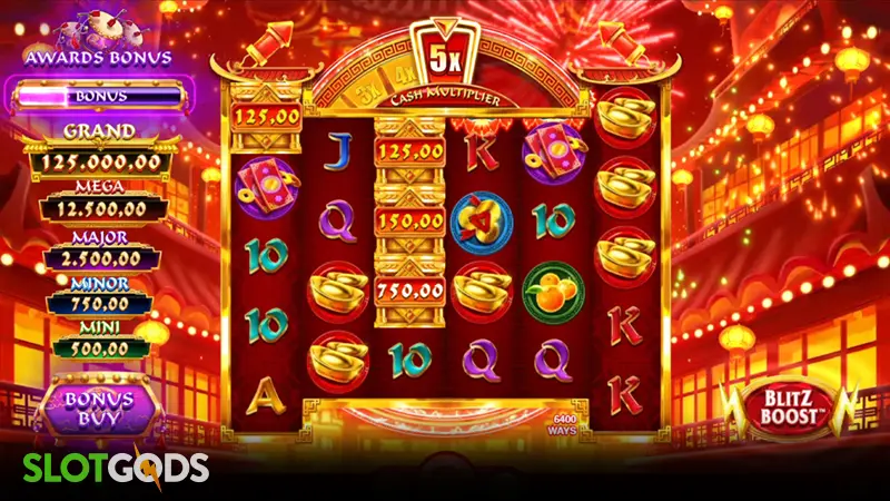 Fu Wu Shi Gold Blitz Ultimate Slot - Screenshot 