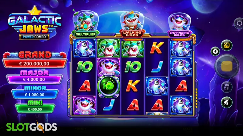 Galactic Jaws Power Combo Slot - Screenshot 