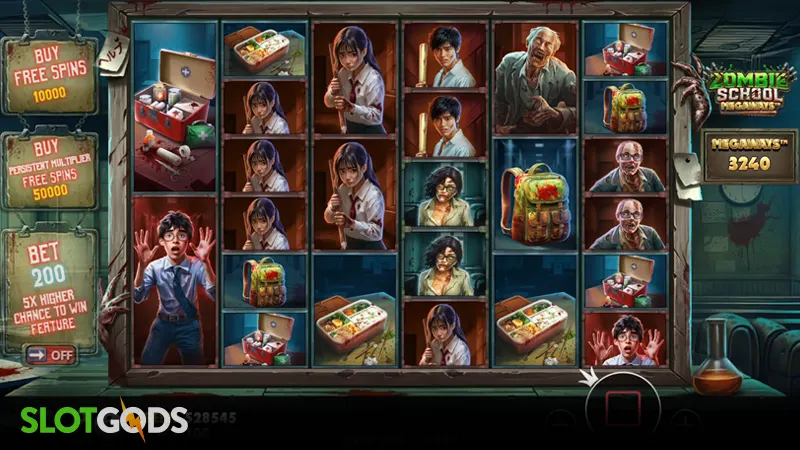 Zombie School Megaways Slot - Screenshot 