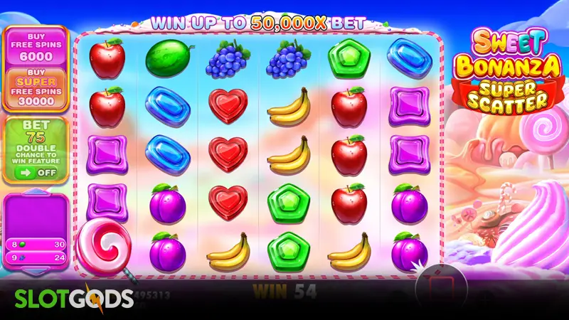 Sweet Bonanza Super Scatter Slot - Screenshot 