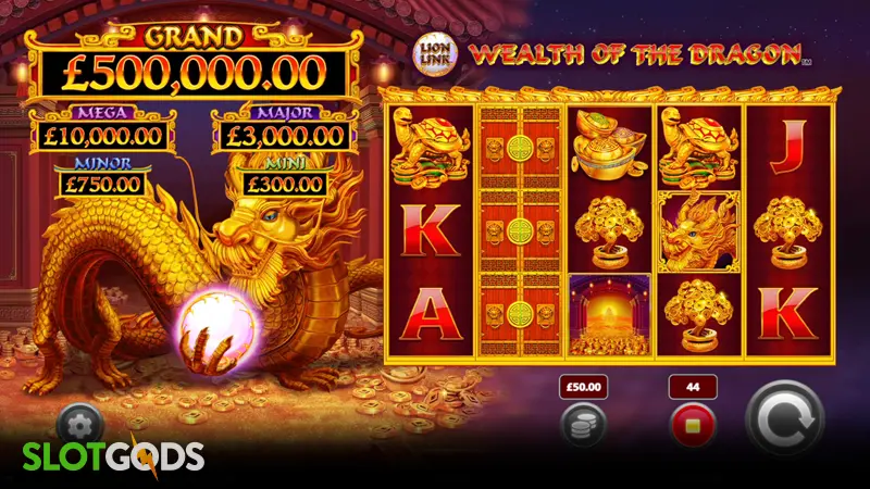 Lion Link Wealth of the Dragon Slot - Screenshot 
