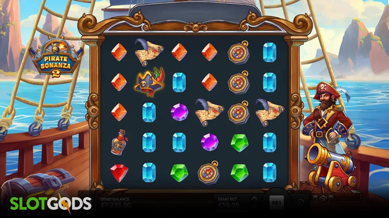 Pirate Bonanza 2 Slot - Screenshot 