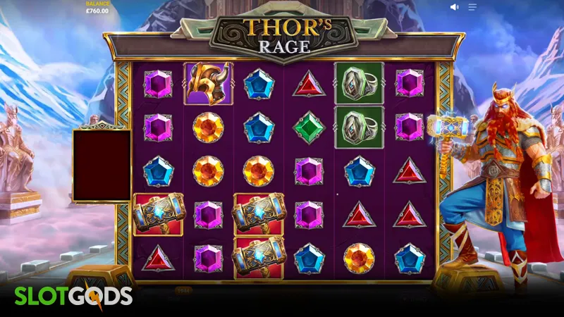 Thor's Rage Slot - Screenshot 
