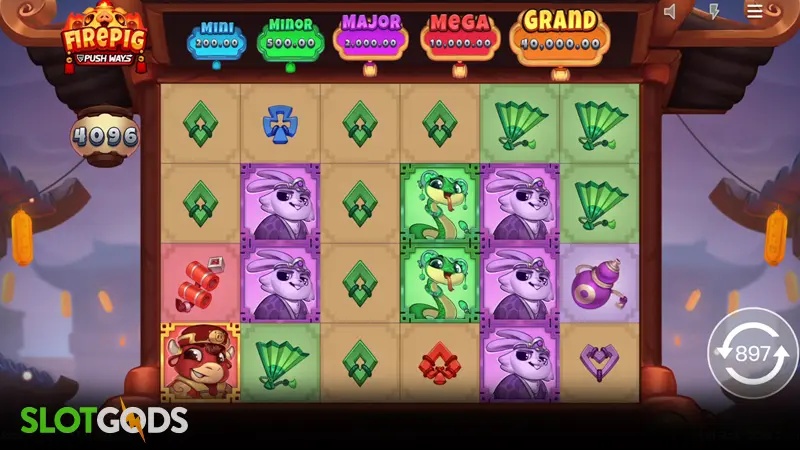 Fire Pig Push Ways Slot - Screenshot 