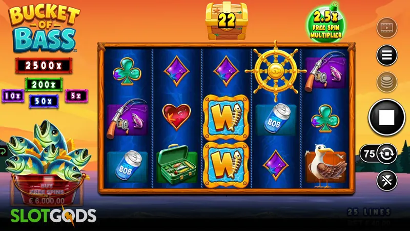 Bucket of Bass Online Slot by Games Global