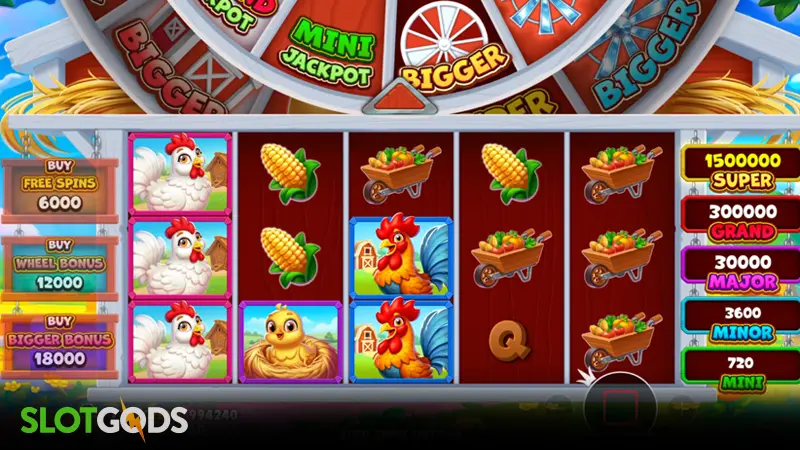 Bigger Barn House Bonanza Slot - Screenshot 