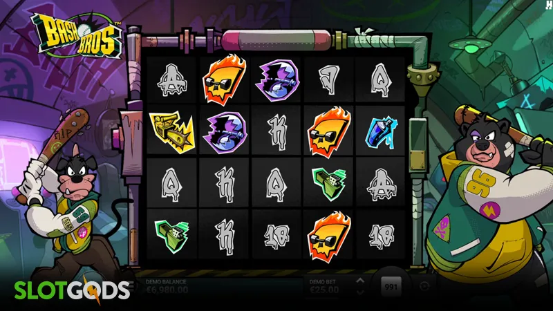 Bash Bros Slot - Screenshot 