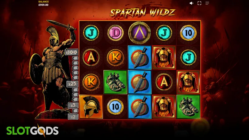 Spartan Wildz Slot - Screenshot 