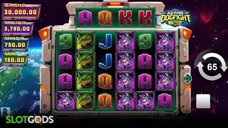 Astro Dogfight Slot - Screenshot 