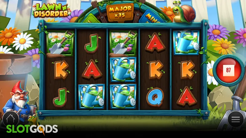 Lawn 'n Disorder Slot - Screenshot 