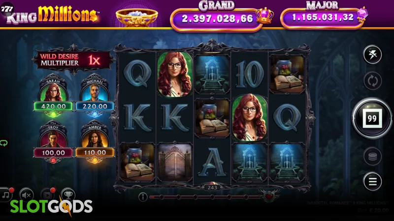 Immortal Romance 2 King Millions Slot - Screenshot 
