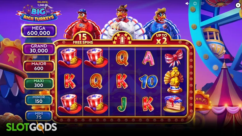 Big Rich Turkeys Slot - Screenshot 