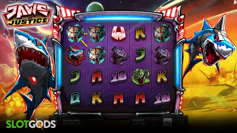 Jaws of Justice Slot - Screenshot 