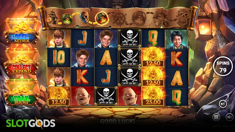 The Goonies Quest for Treasure 2 Slot - Screenshot 