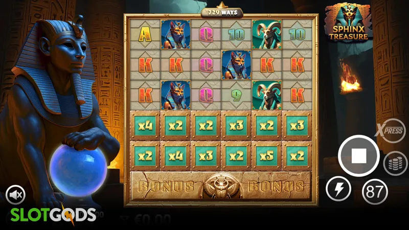 Sphinx Treasure Slot - Screenshot 