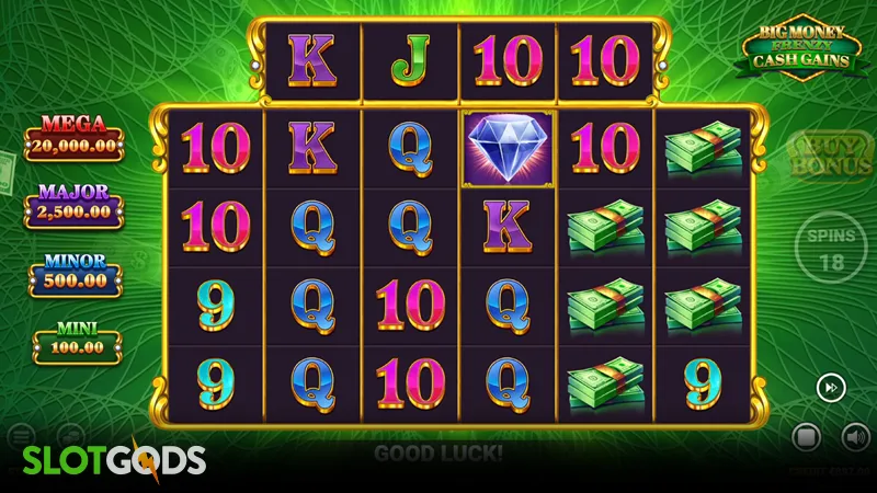 Big Money Frenzy Cash Gains Slot - Screenshot 