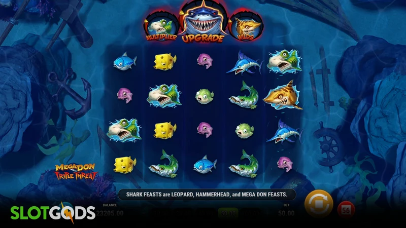 Megadon Triple Threat Slot - Screenshot 