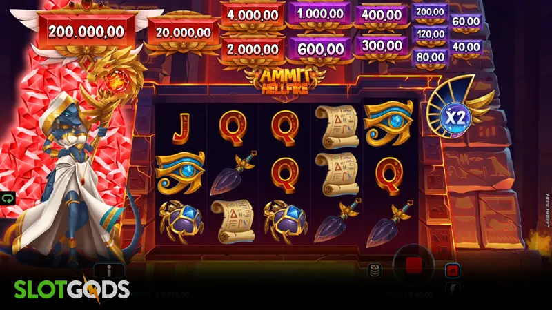 Ammit Hellfire Slot - Screenshot 