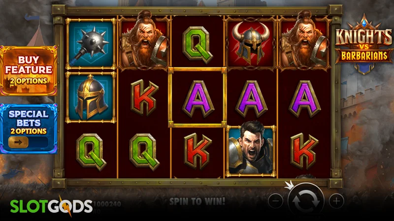 Knights vs Barbarians Slot - Screenshot 