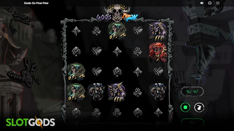 Gods Go Pew Pew Slot - Screenshot 