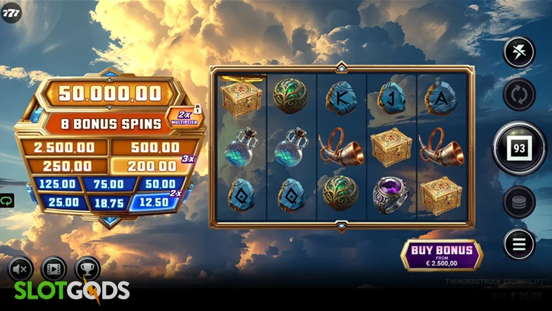Thunderstruck Stormblitz Slot - Screenshot 