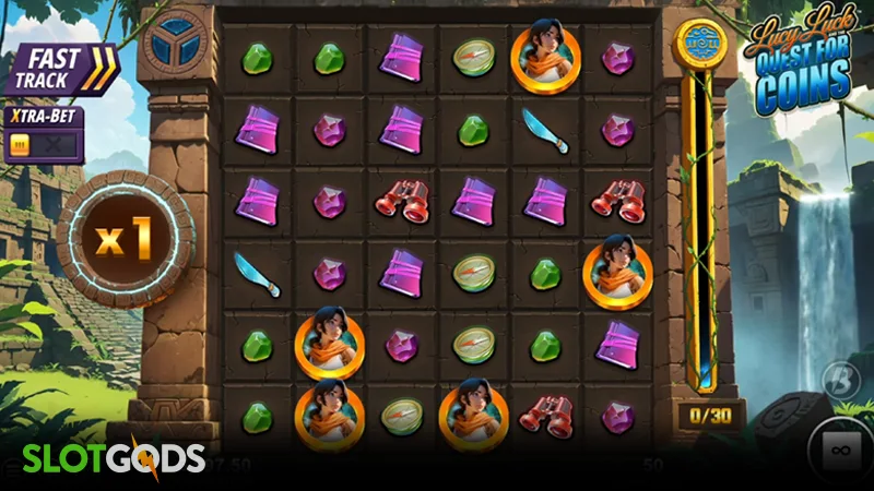 Lucy Luck and the Quest for Coins Slot - Screenshot 