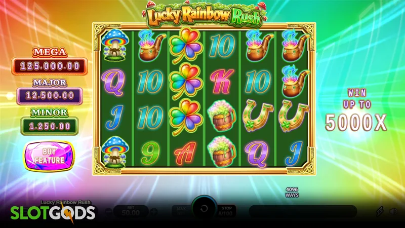 Lucky Rainbow Rush Slot - Screenshot 