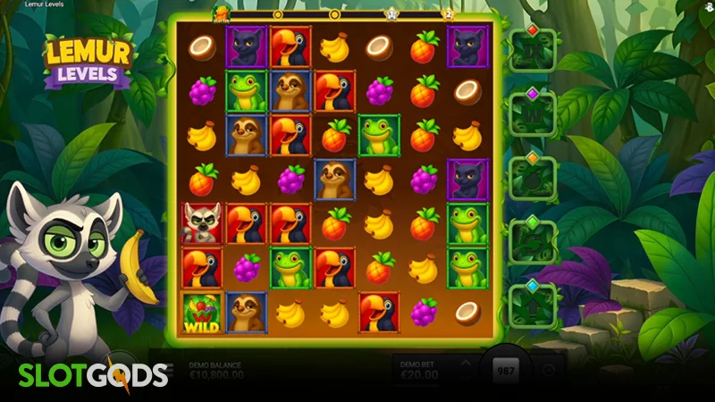 Lemur Levels Slot - Screenshot 