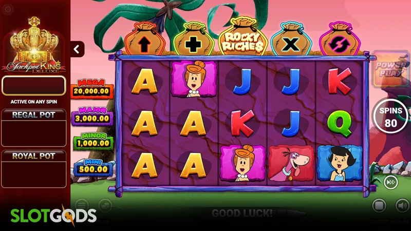 The Flintstones Rocky Riches Jackpot King Slot - Screenshot 