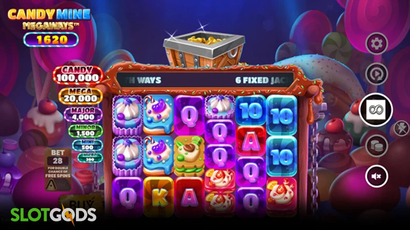 Candy Mine Megaways Slot - Screenshot 