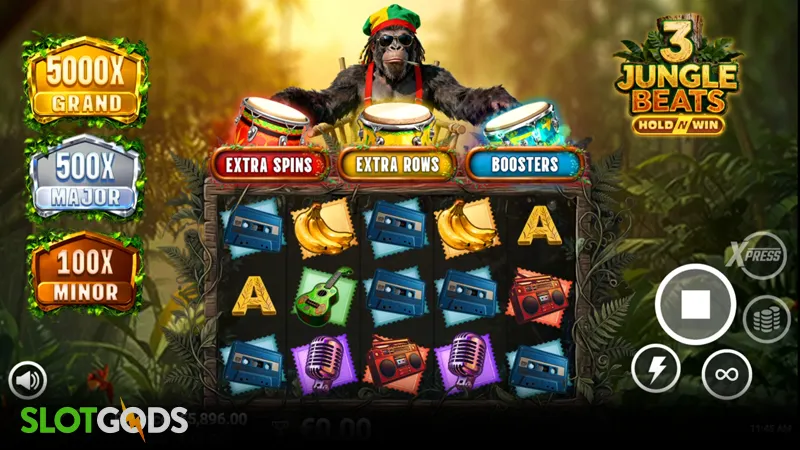 3 Jungle Beats Slot - Screenshot 