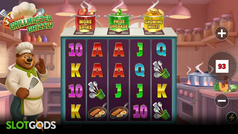 3 Wonders Grillmaster Grizzly Slot - Screenshot 