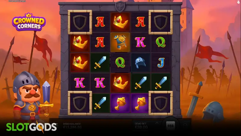 Crowned Corners Slot - Screenshot 