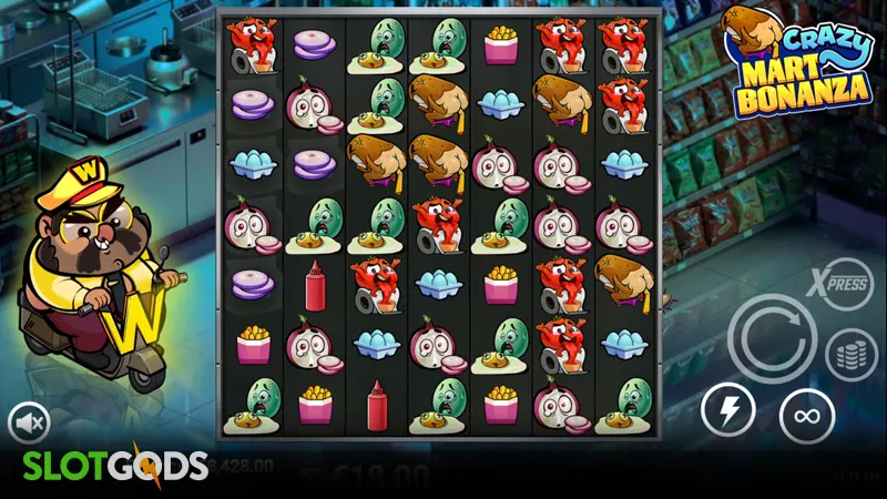 Crazy Mart Bonanza Slot - Screenshot 