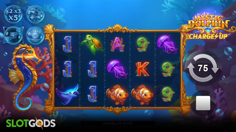 Mystic Dolphin Charge Up Slot - Screenshot 